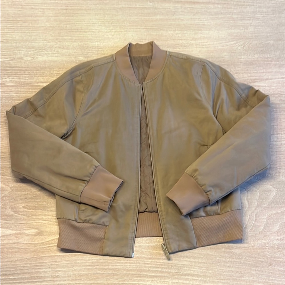 Lululemon Reversible Brown Bomber Jacket